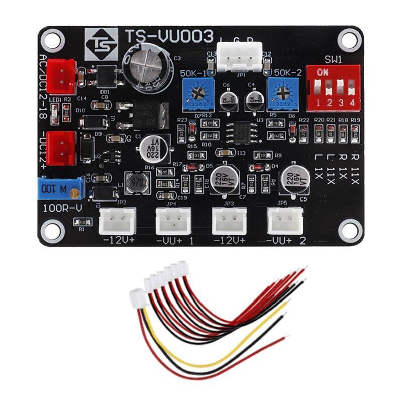 Compact VU Meter Driver Board w/ Cable Amplifier Board DB Audio Level Amplifier