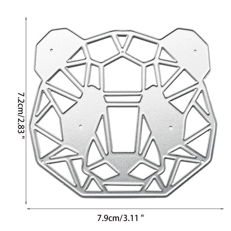 Panda Metal Cutting Dies Stencil DIY Scrapbooking Album Paper Card Template Mold