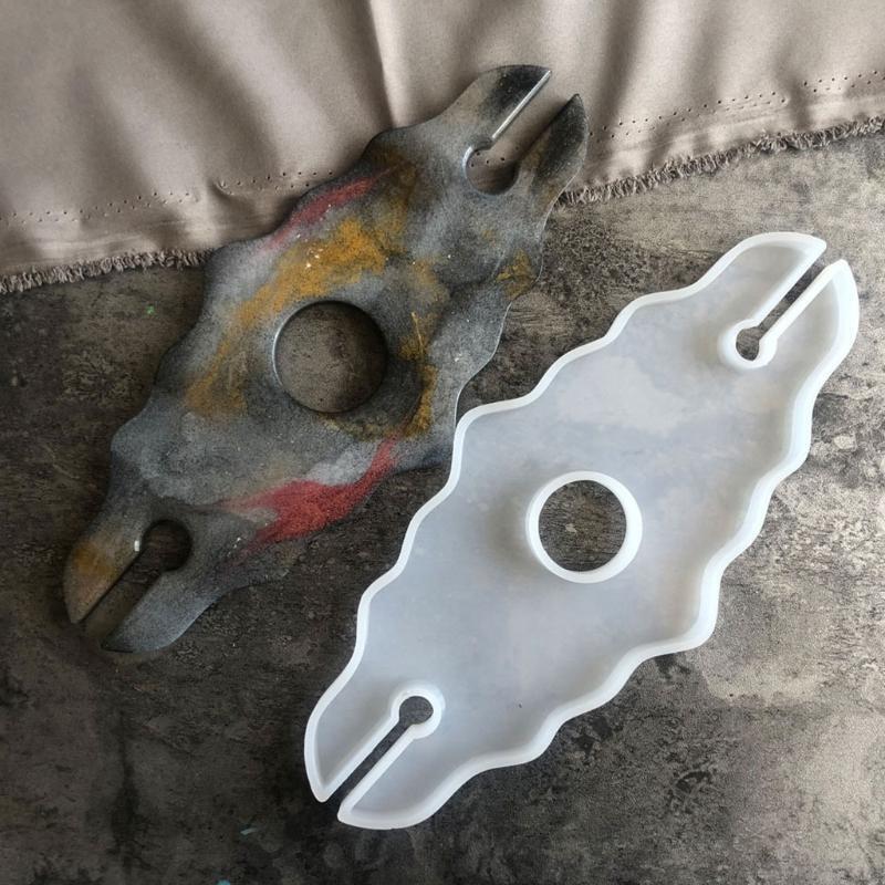 DIY Art Crafts Cup Mat Wine Plate Silicone Mold Handmade Decoration Coaster Mold