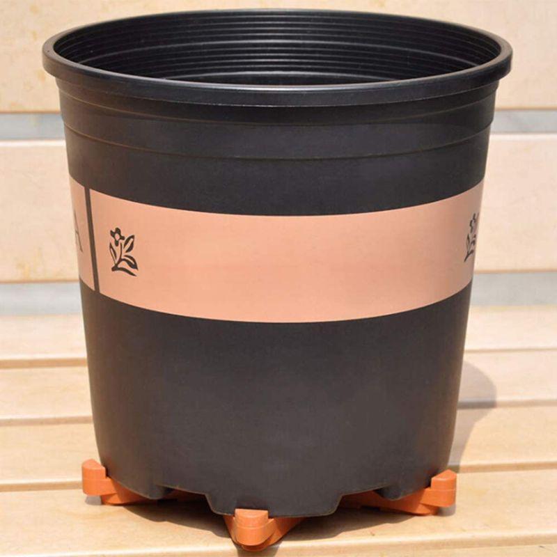 12pcs Garden Plant Flower Pot Feet Stand Invisible Risers Toes Lifters Triangle