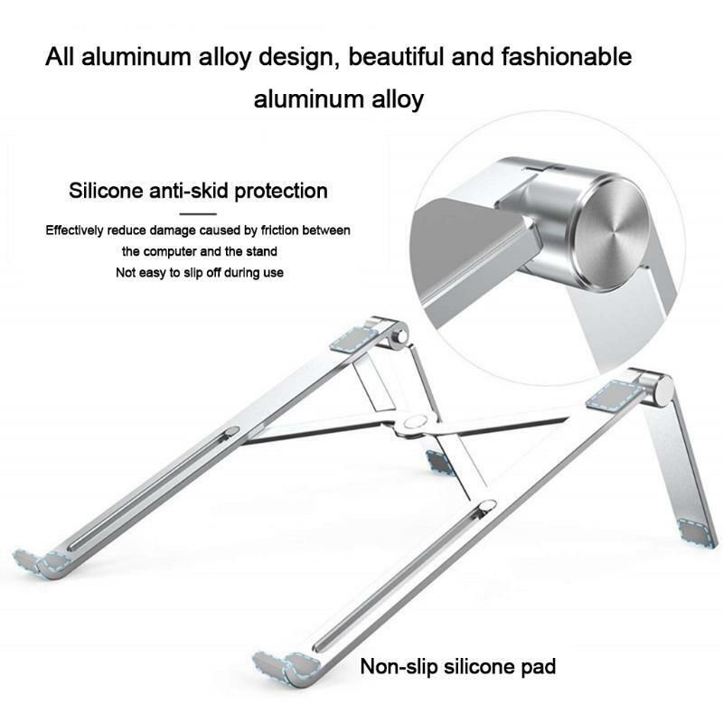 Adjustable Stand Holder for Notebook Laptop PC Base Cooling Riser Alloy Bracket
