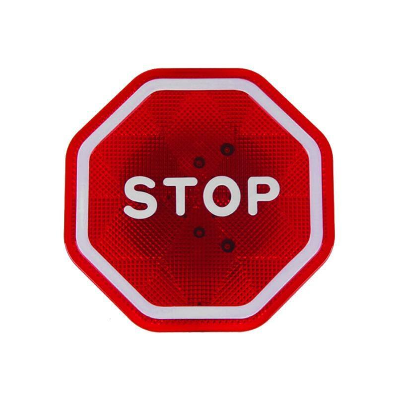Car Flashing LED Light Garage Parking Signal Stop Sign LED Stop Sign  Assistant