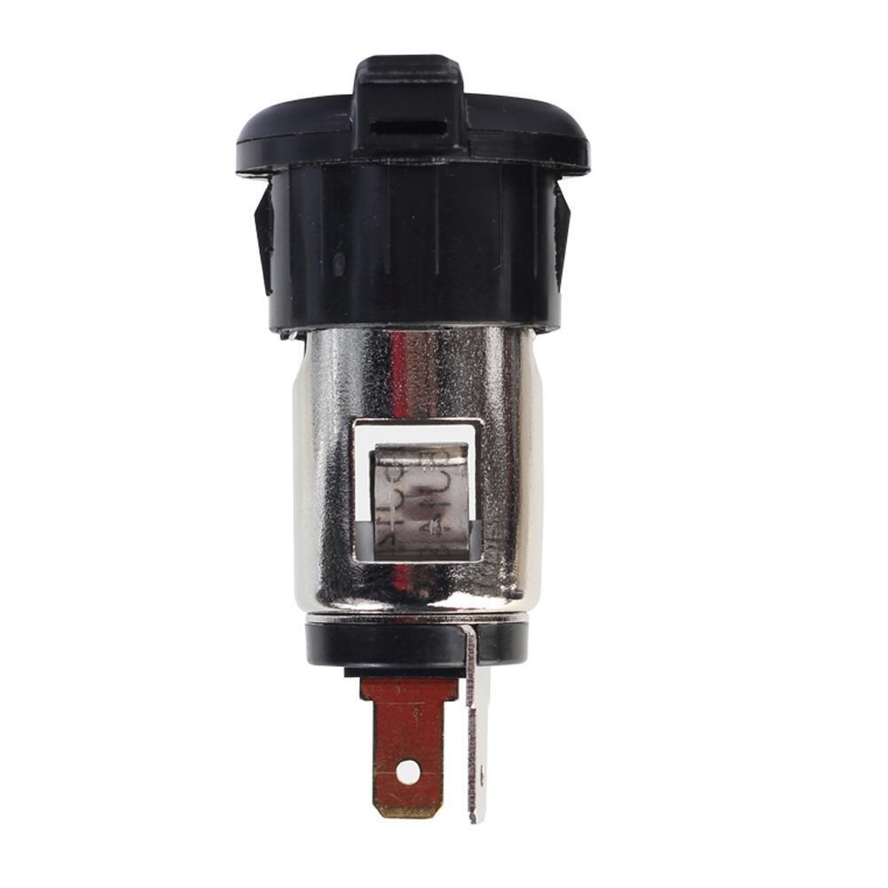 Car 10A Cigarette Lighter Female Socket Power Plug with Waterproof Cover
