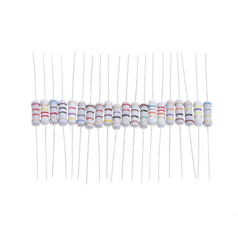 200 Pcs 20 Value 1W Resistor Set 5% Resistance Assortment Kit 10 ohm-1M ohm