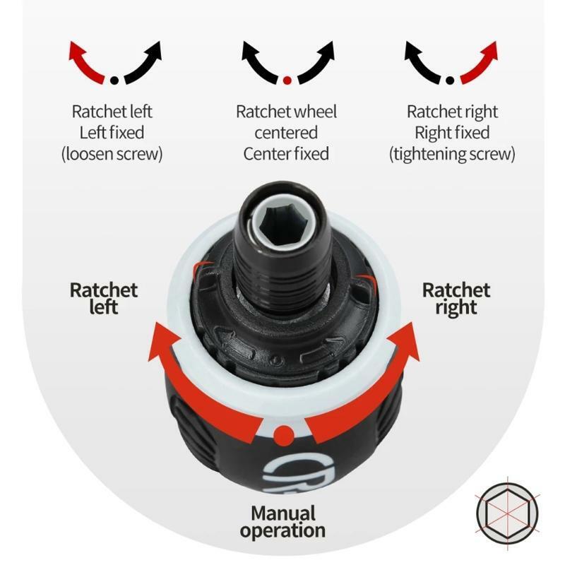 Dual-purpose Ratchet Screwdriver CRV High Quality Steel Screwdrivers Magnetic