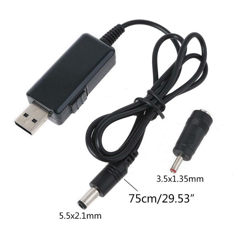 USB Boost Converter DC 5V to 9V 12V USB Step-up Converter Cable Connector