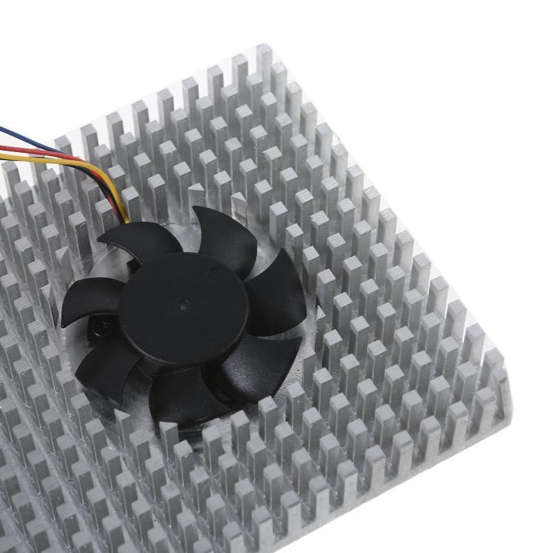Dual Fans Graphics Card Backplane Radiator Aodized CNC Heatsink for RTX3060 3080