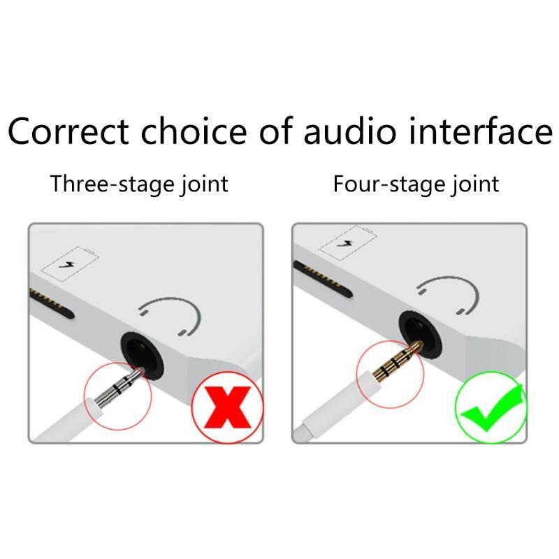 Stereo Mic Speaker Headset Audio Jack 3.5mm Cable Adapter Type-C Sound Card