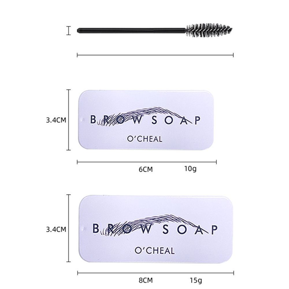 Fluffy Long-Lasting Eyebrow Soap Wax Eyebrows Pomade Gel Brows Wax Waterproof
