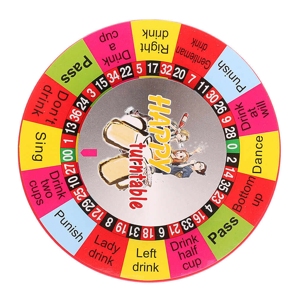 Rotating Electric Roulette Drinking Game For Bar Ktv  Party