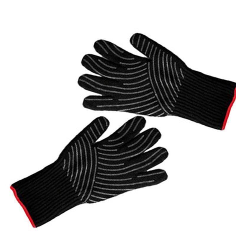 1 Pair Extreme Heat Resistant Oven BBQ Gloves For Cooking Grill Baking Microwave