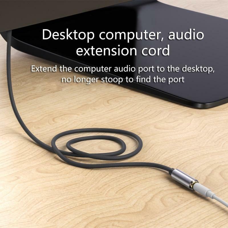 Audio Extension Cable 3.5mm Male to Female AUX Cable Car Earphone SpeakerAdapter