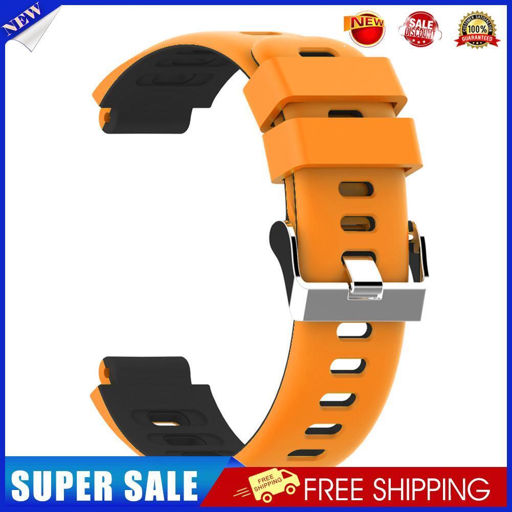 Watchband for Garmin Forerunner 220/230/235/620/630/735xt (Orange Black)