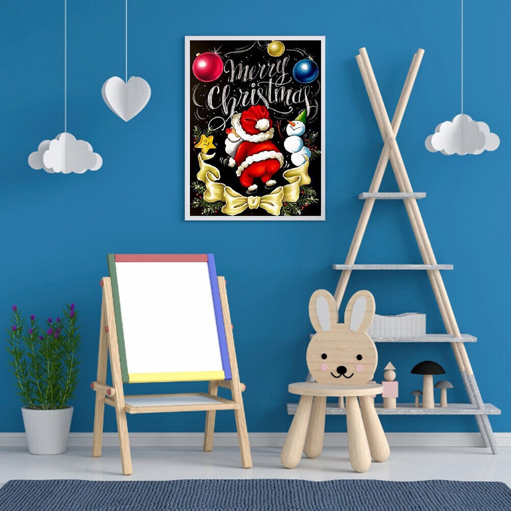 DIY 5D Diamond Painting Full Square Santa Claus Handmade Picture Home Decor