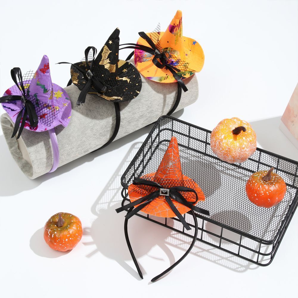 Witch Hat Performance Props Party Hairband Decor Headwear Halloween Headband
