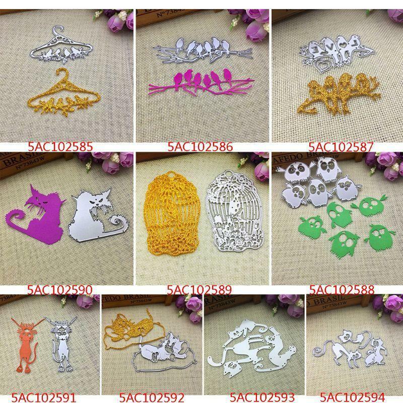 Animals Metal Cutting Dies Stencil Scrapbooking DIY Album Stamp Paper Embossing