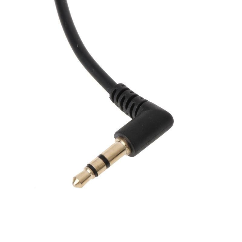 90 Degree Right Angled 3.5mm Jack Male To Male Stereo Audio Cable For Car AUX