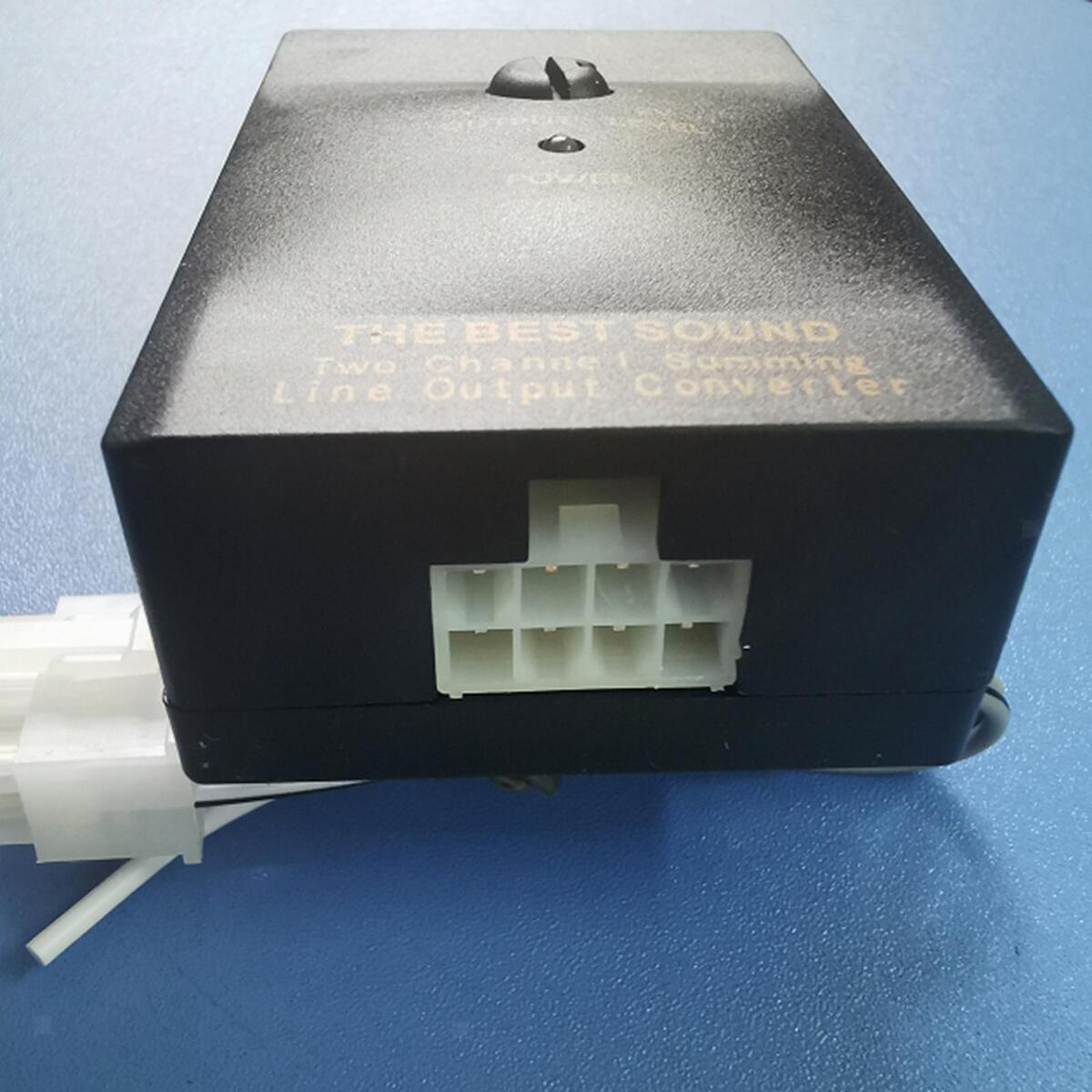 50W 1A Car Part Audio RCA Speaker Converter Car RCA Converter for Car Stereo