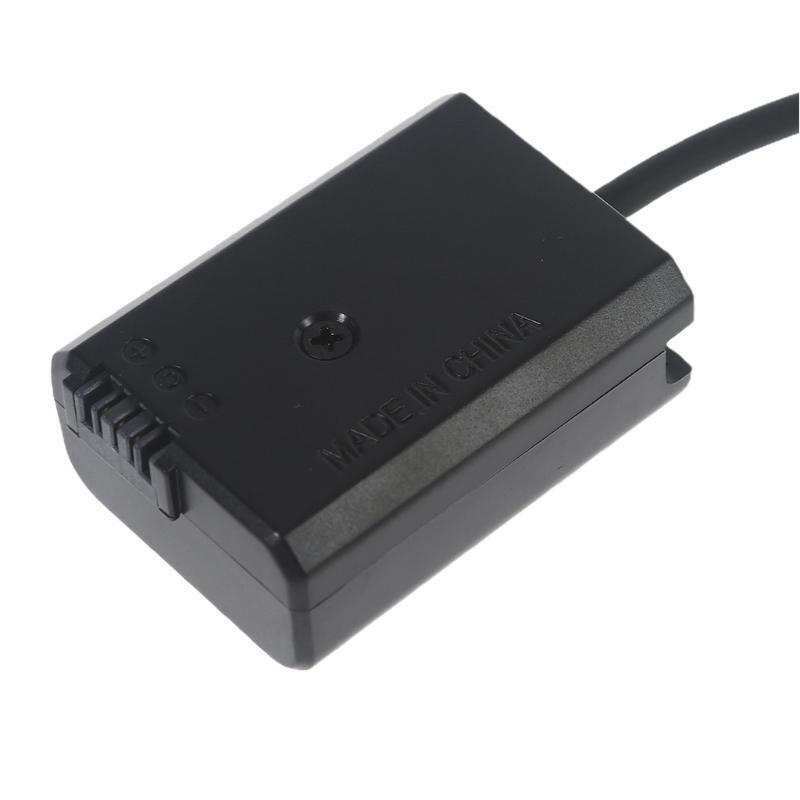 USB C to Dummy Battery Replacement for NP-FW50 Support PD 9V / 12V Output
