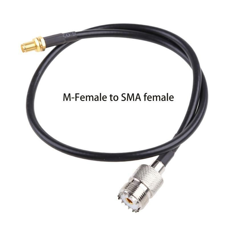 SMA Female to SO239 Extension Cable Pure Copper Low-Loss Coaxial Cables for RF