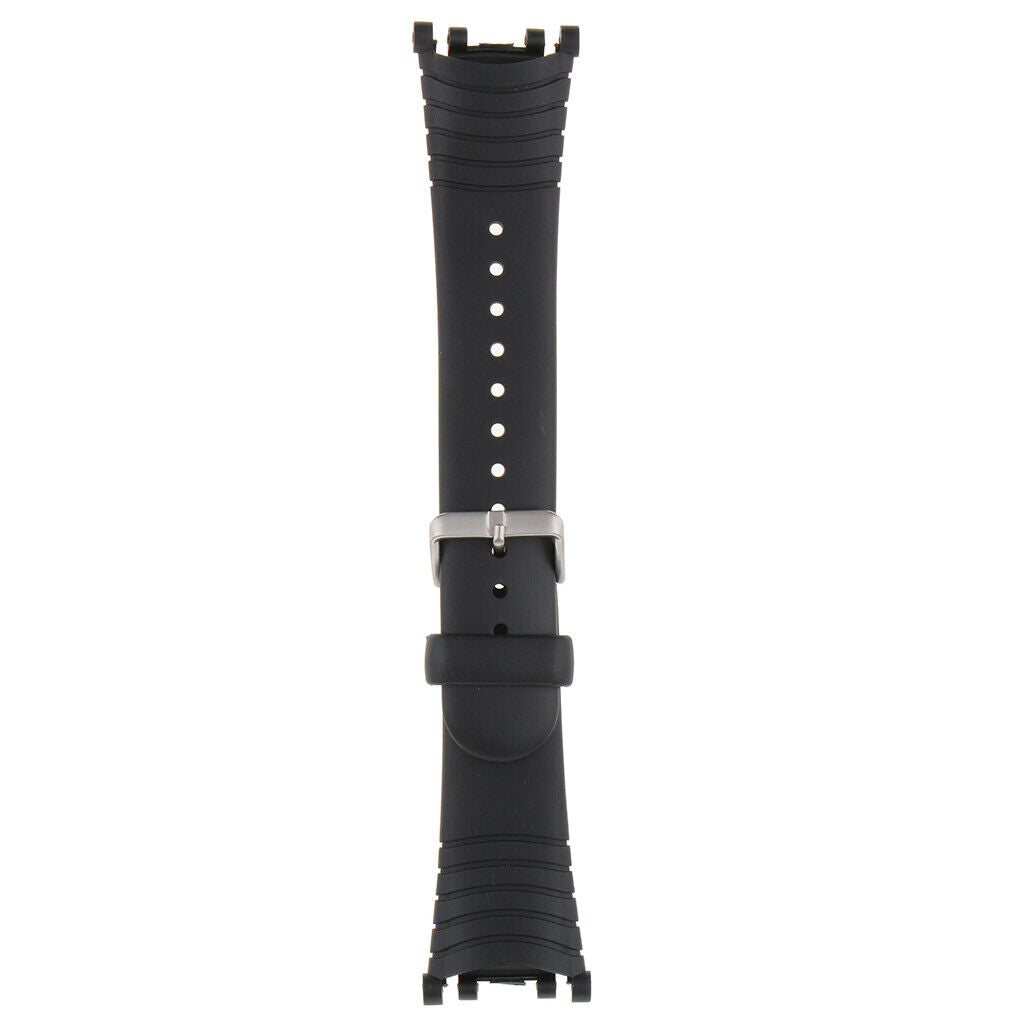 All Match Black Rubber Wristwatch Bands for  VECTOR Replace Strap