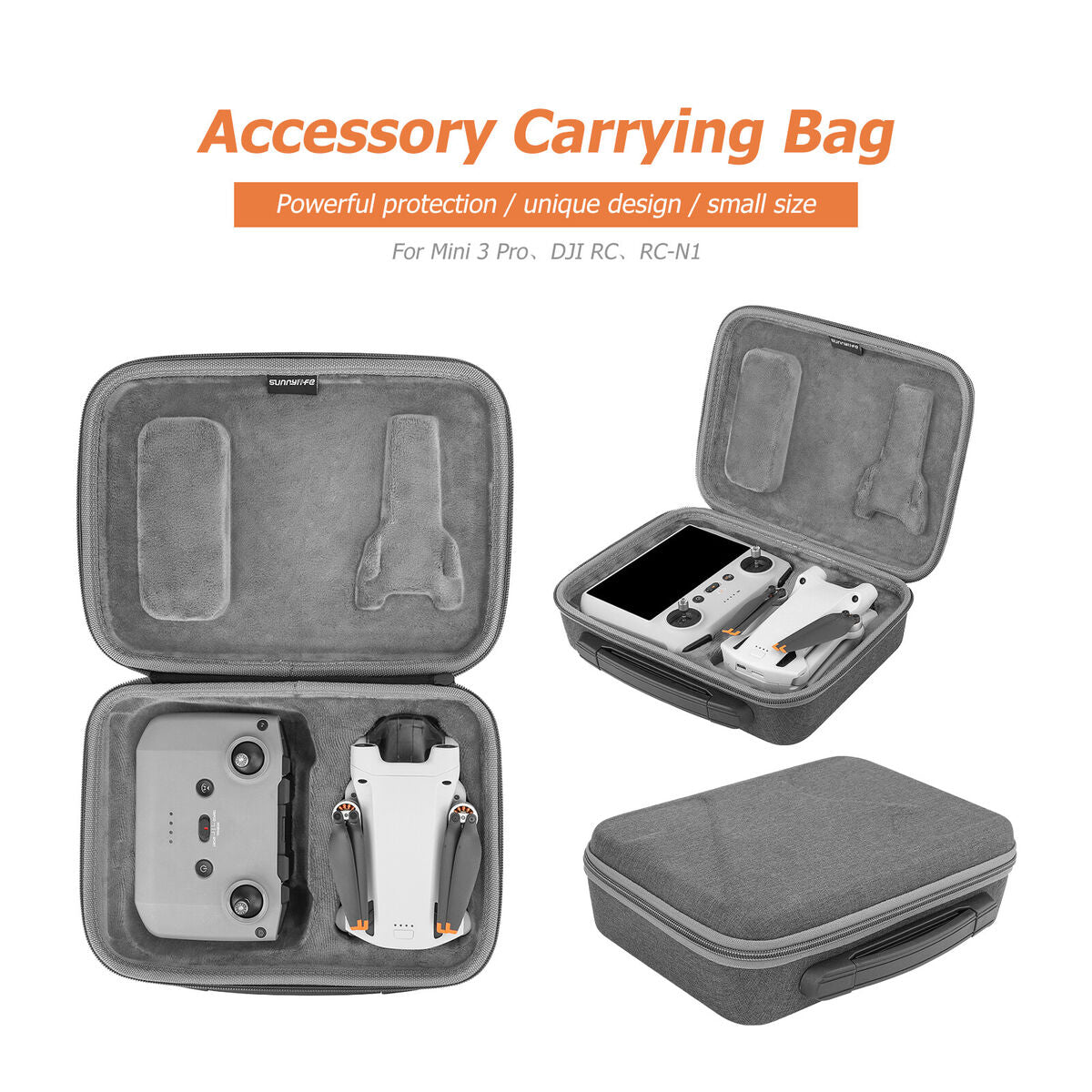 For DJI Mini 3 Pro Drone Storage Bag Carrying Case Remote Controller Battery New