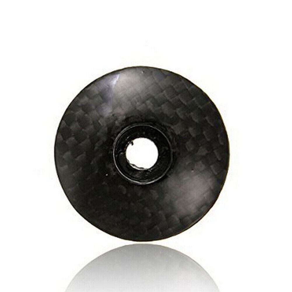 Bicycle Headset Stem Top Cap Carbon Fiber Fork 1 1/8 inch MTB Cover Bolts