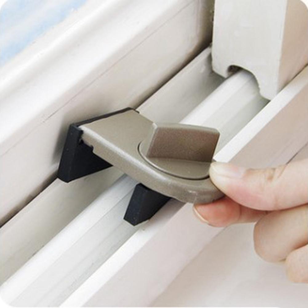 Sliding Sash Stopper Cabinet Locks Straps Anti-Theft Child Security Doors