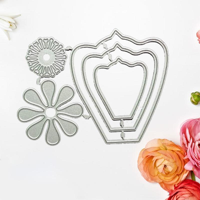 Creative Cutting Die Flower Metal Die Cutter Scrapbooking Aesthetic Ornaments