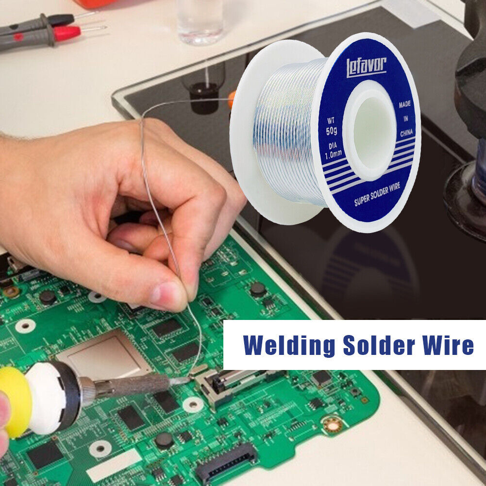 Welding Solder Wire Soldering Rosin Core Melting Tin Wire Cord (1.0mm)