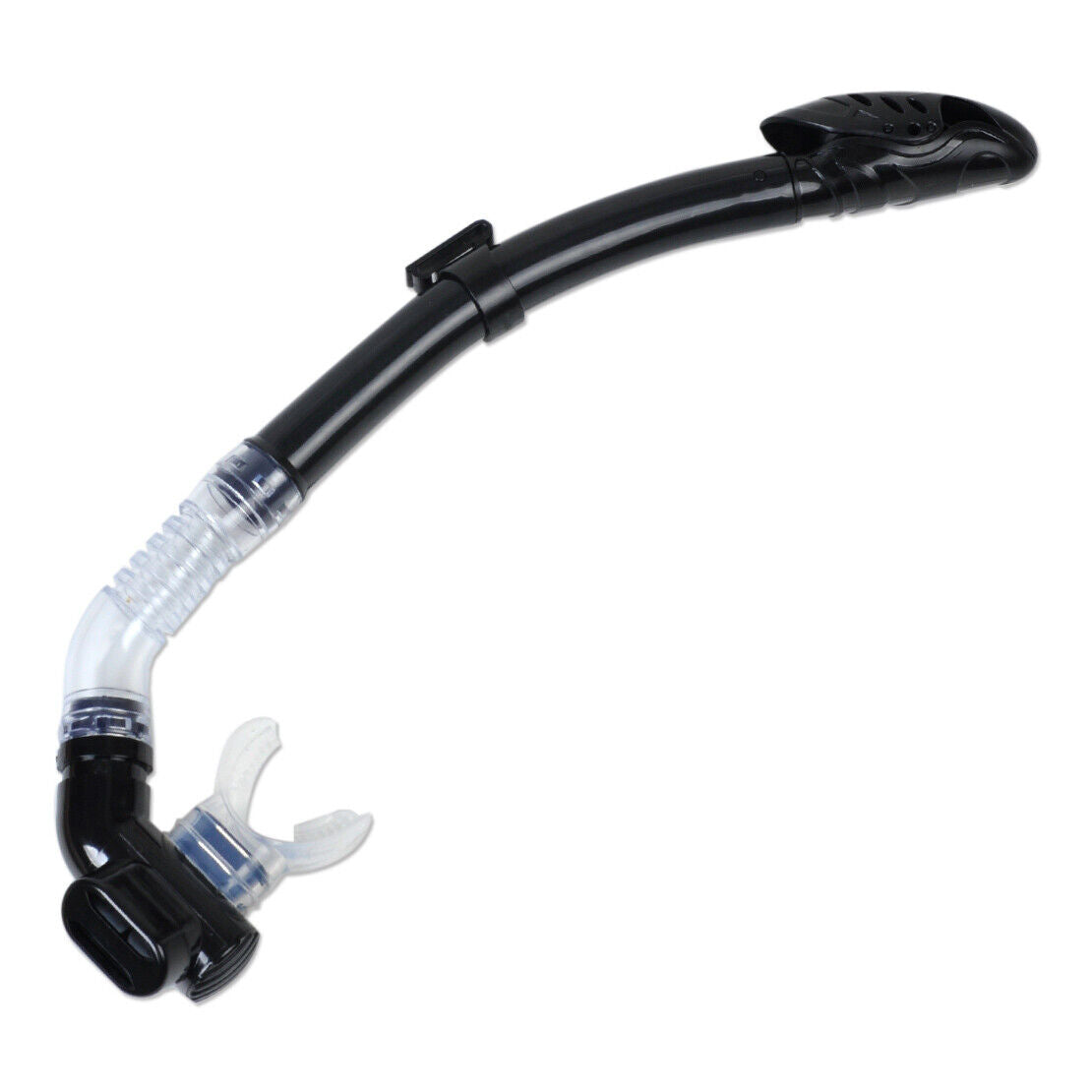 Silicone Totally Dry Purge Snorkel Scuba Diving Snorkeling Gear Swimming Li