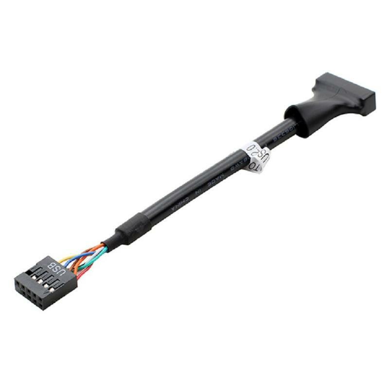 Cable Converter USB 3.0 19 Pin Female to 2.0 9 Pin Male Convertor Motherboard