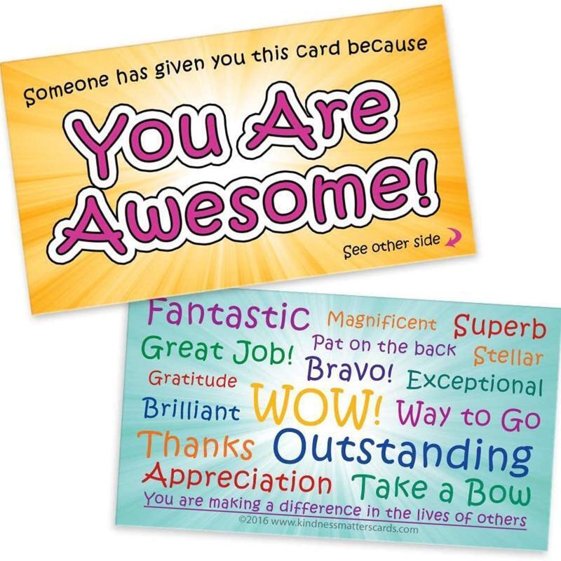 Encouragement Card 50pcs Behavior Incentive Awards Children Reward Card