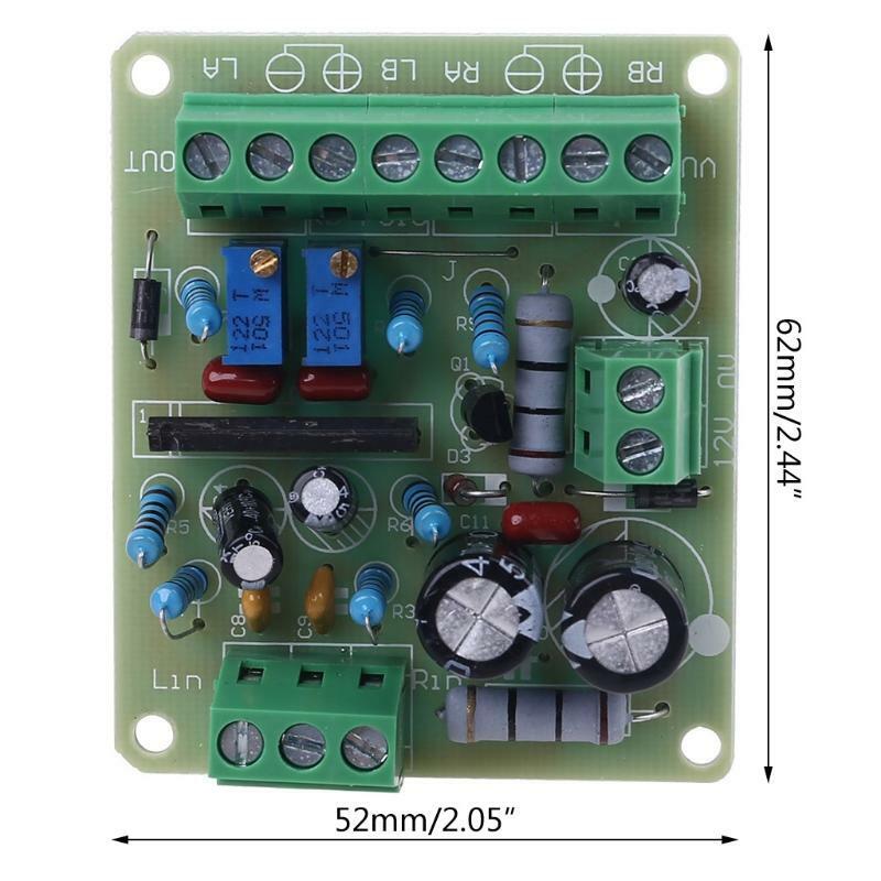 12V Power Amplifier VU Meter Driver Board DB Audio Level Meter TA7318P Amplifier