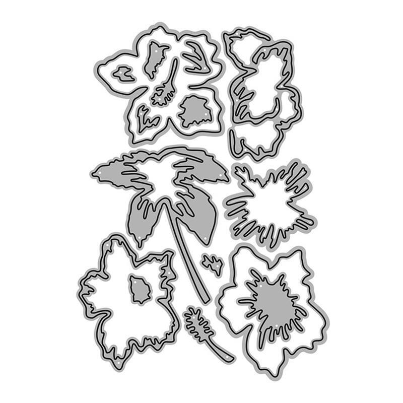 Flower Leaf Metal Cutting Dies Handmade Crafts Projects Art Creation Supplies
