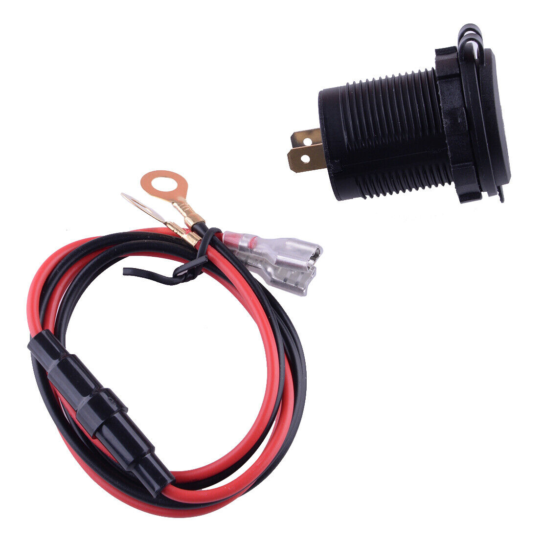 Car Boat RV Touch Switch Dual USB 2.1A Charger Socket Power Adapter Outlet Part
