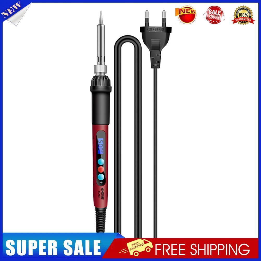 18pcs Digital Electric Solder Iron Kits Temperature Control Weld Tool (EU)
