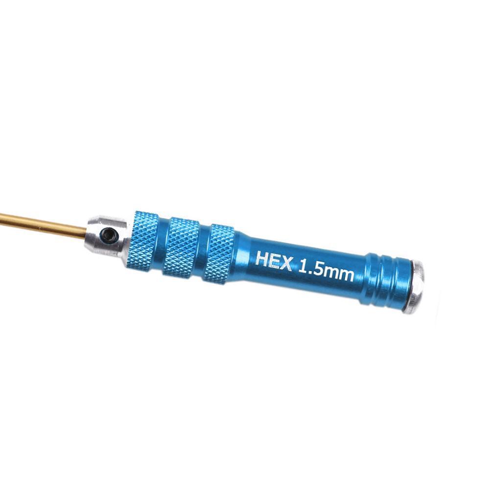 HSS Blue Handle Hex Screwdriver Tool Set for Drone Repair Tools (1.5mm)