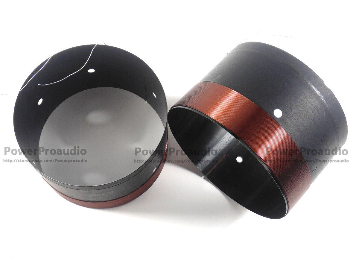 1pair 99.2mm Black aluminum Bass voice coil Pure copper Round wire 6ohm 780-920W