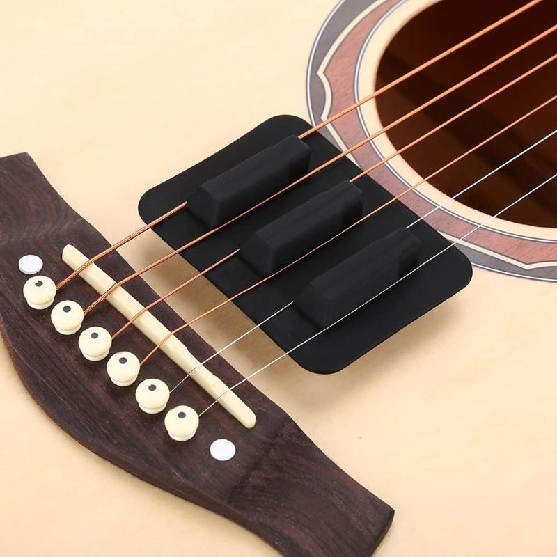 Guitar Silencer Silicone Silencer for Wood Guitar Musical Instrument Acces