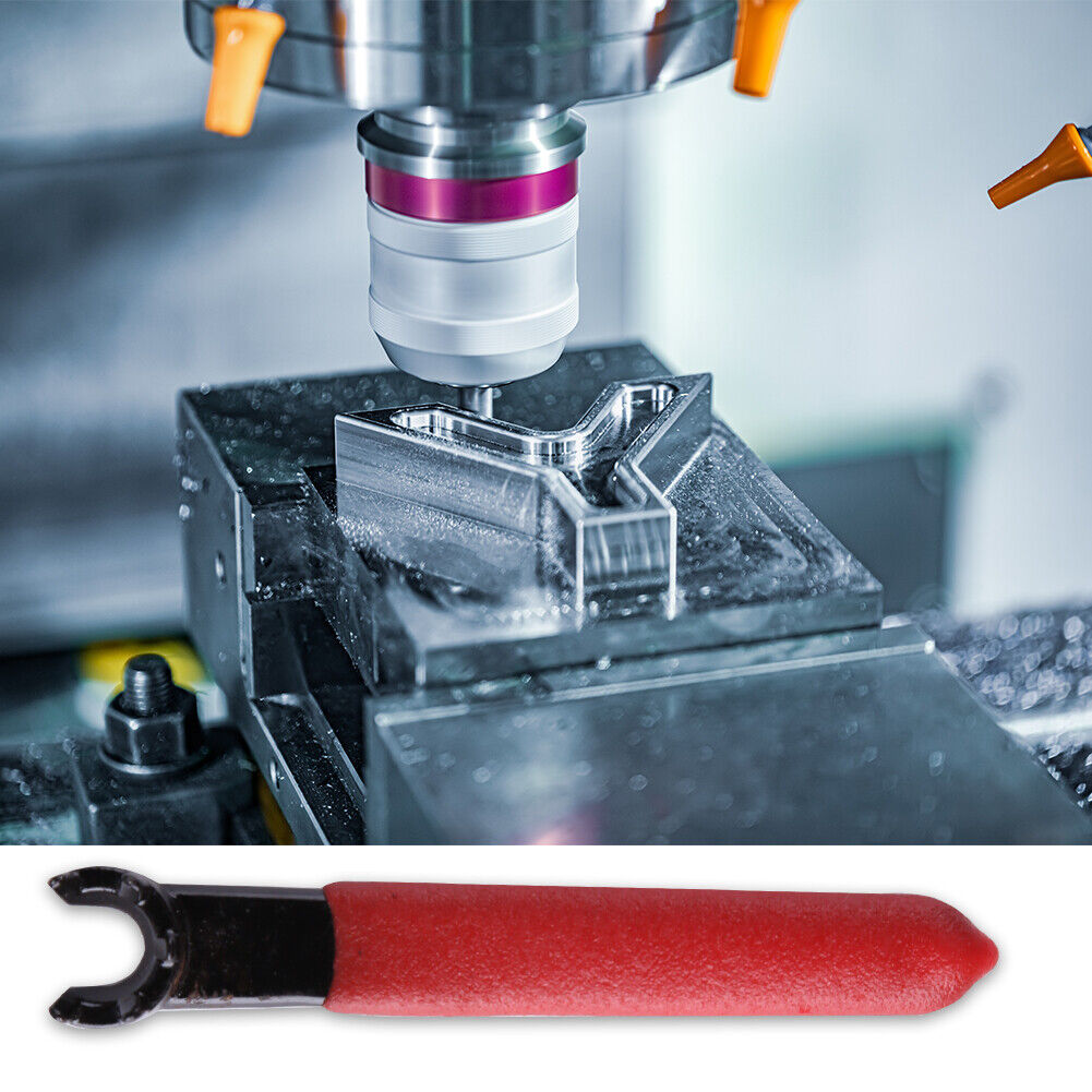 M Type CNC Milling Lathe Tools ER Spanner Chuck Spindle Nut Wrench (ER8M)