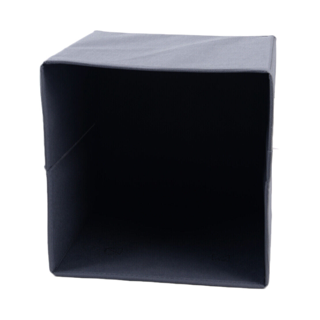 BLACK Square Foldable Fabric Storage Box Collapsible Home Clothes Organizer Li