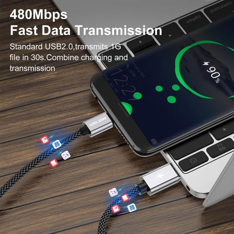 USB C Cable Magnetic USB Type C for Laptop 5A Fast Charging Type C Charger Wire