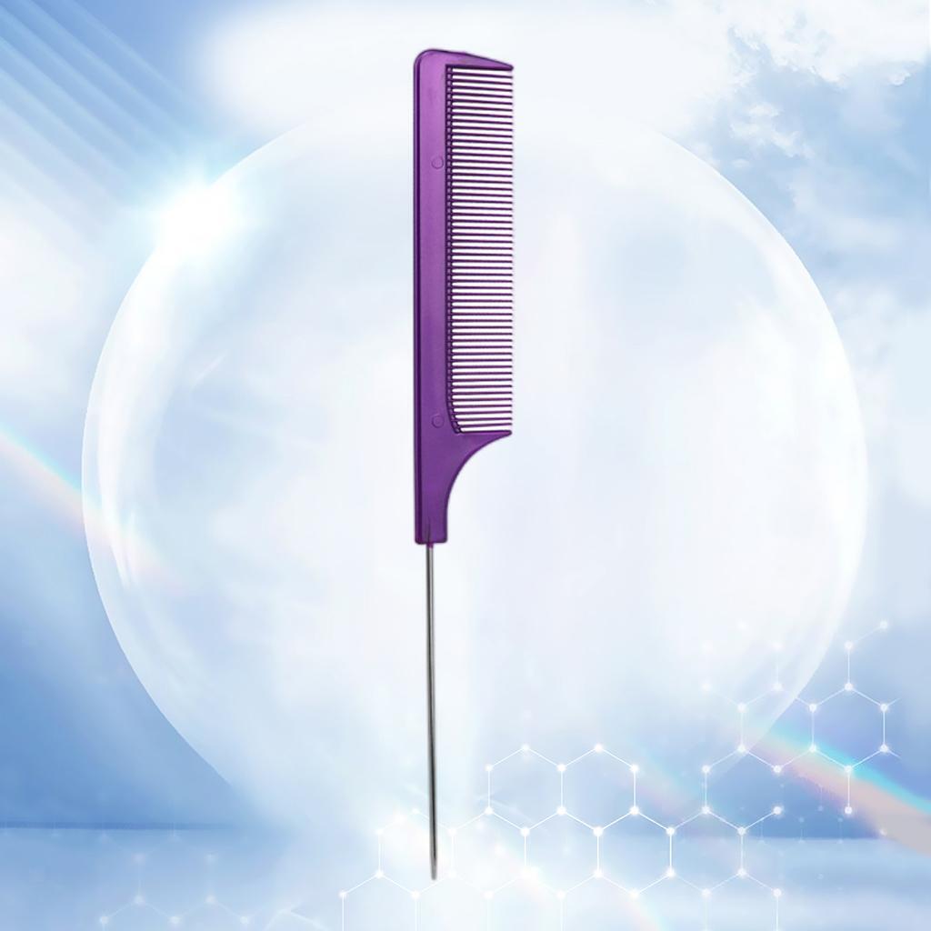 Fityle 2piece Stainless Steel Comb Combs Teasing Comb Adding  style