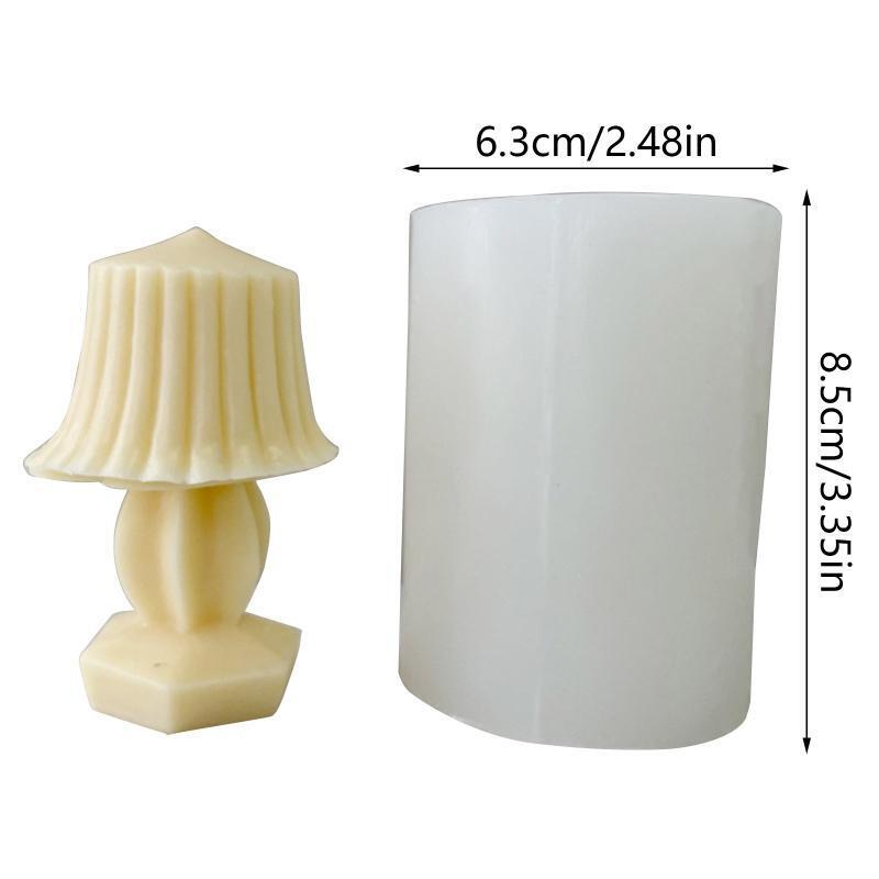 Desk Lamp Silicone Candle Mold Silicone Crafts Candle Making Supplies Gift