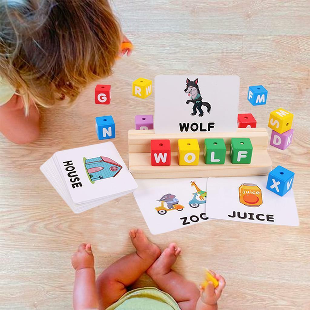 Movable Matching Letters Game Letter Puzzle Educational  for