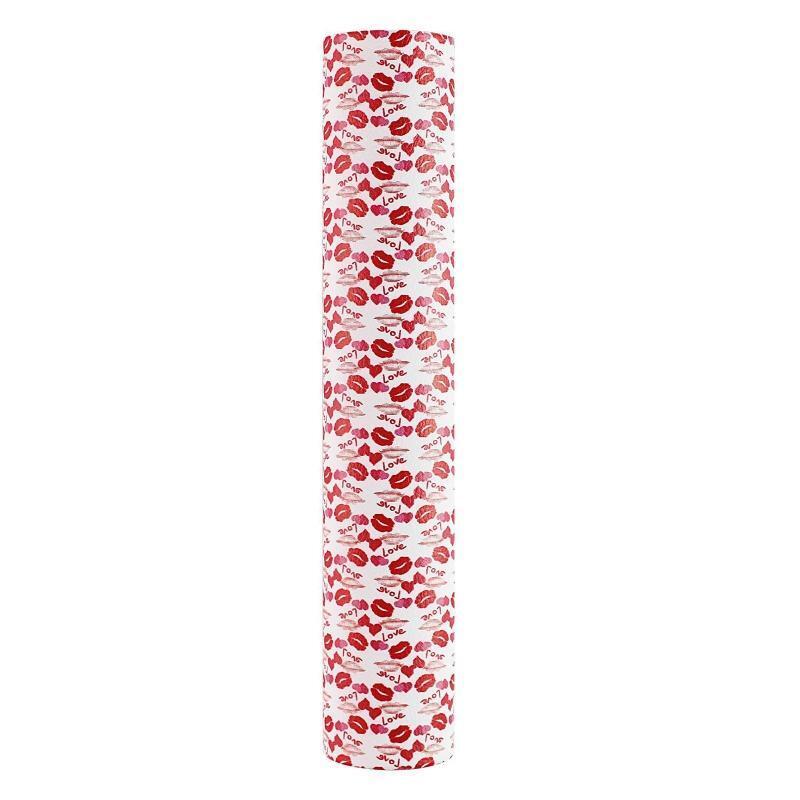 10 Pcs/Set Valentine Faux Leather Sheets Single-sided Printing Leather Fabric
