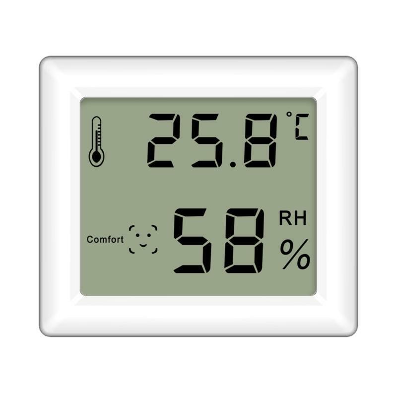 Temperature & Humidity Sensor with Comfort Display Indoor Hygrometer Thermometer
