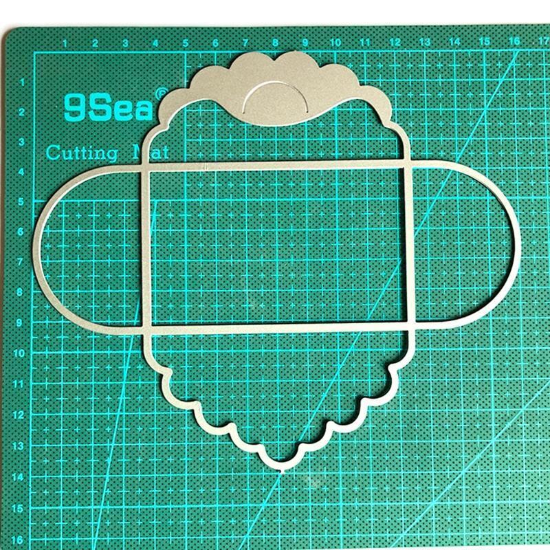 Wavy Card Bag Metal Cutting Dies DIY Stamps Embossing Scrapbooking Photo Album