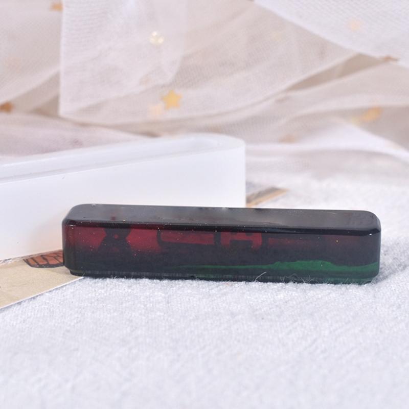 Long Strip Necklace Silicone Mold Keychain Pendant Casting Mold Handicrafts Mold